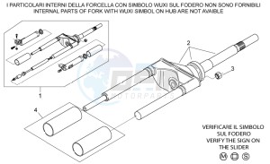 Scarabeo 50 2t (eng. Minarelli) drawing Front fork I