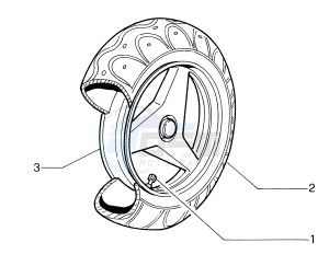 Zip & Zip 100 drawing Rear Wheel