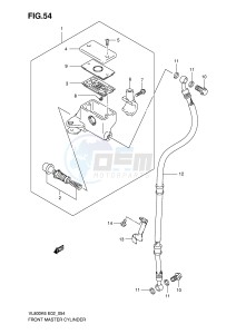 VL800 (E2) VOLUSIA drawing FRONT MASTER CYLINDER (MODEL K6)