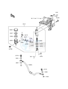 Z800 ZR800ADS FR GB XX (EU ME A(FRICA) drawing Rear Master Cylinder