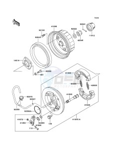 KLF300 KLF300-B18 EU GB drawing Rear Hub