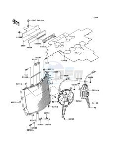 1400GTR ZG1400A8F FR GB XX (EU ME A(FRICA) drawing Radiator