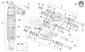 RXV-SXV 450-550 drawing Rear Shock absorber