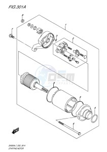 SV650 ABS EU drawing STARTING MOTOR