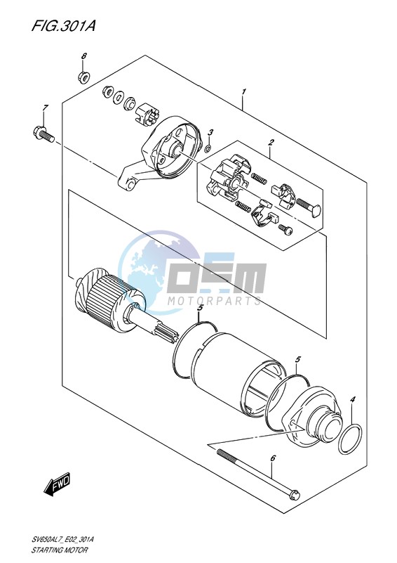 STARTING MOTOR