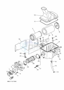 YFM450FWB YFM45KDHK (BJ5C) drawing INTAKE