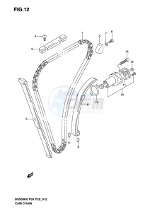 GS500 (P3) drawing CAM CHAIN