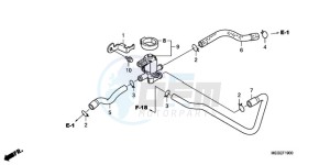 VT750C9 Korea - (KO) drawing AIR INJECTION CONTROL VALVE