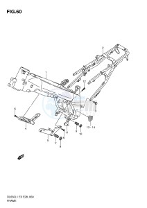 DL650 (E3) V-Strom drawing FRAME