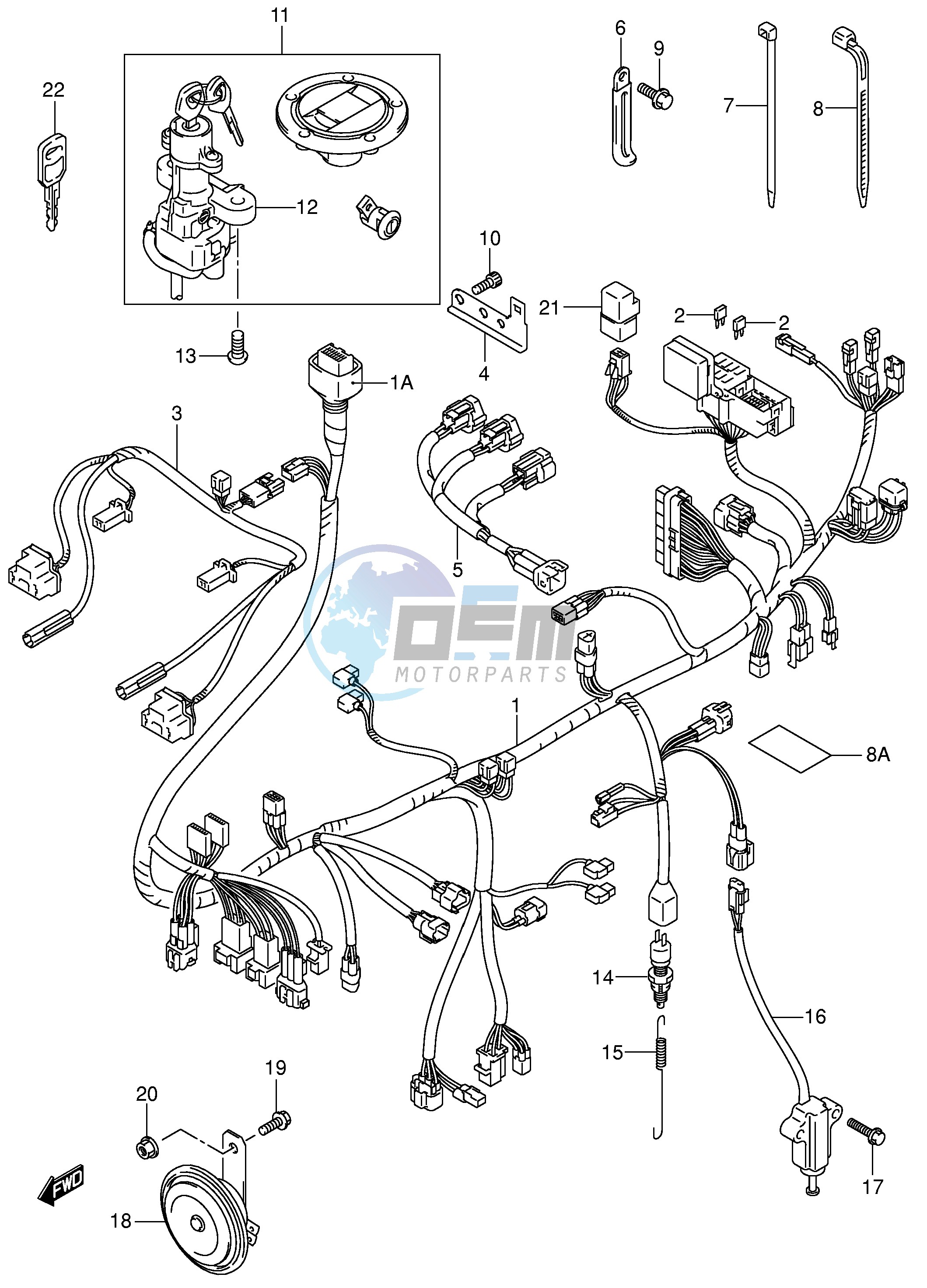 WIRING HARNESS (SV1000S S1 S2)