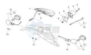 Griso S.E. 1200 8V drawing Taillight