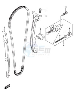 DL250 drawing CAM CHAIN