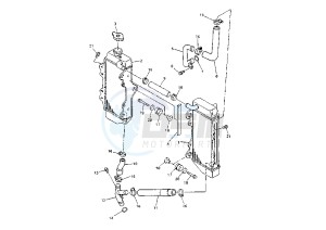 WR 400-426 F 400 drawing RADIATOR-HOSE