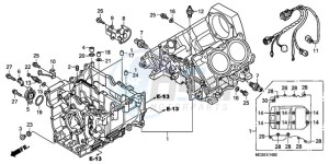 ST13009 Europe Direct - (ED / MME) drawing CRANKCASE