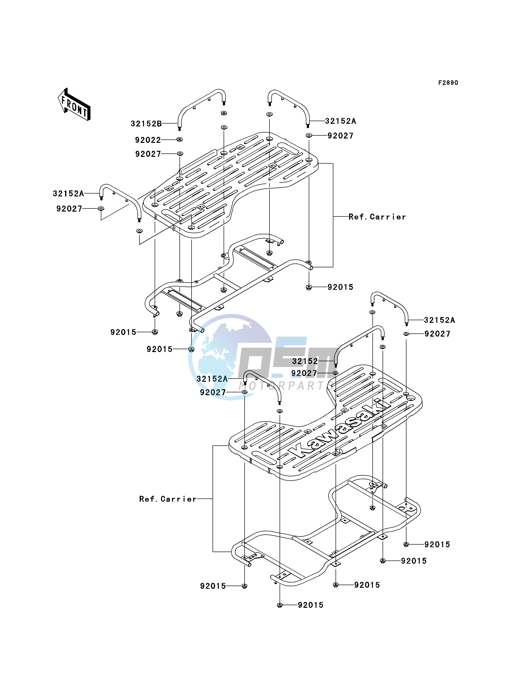 OPTIONAL PARTS-- CARRIER GUARD- -