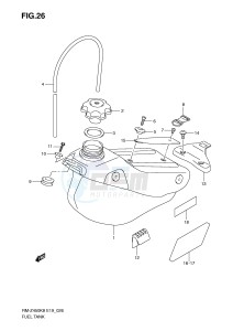 RM-Z450 (E19) drawing FUEL TANK (RM-Z450K8 K9 L0)