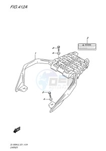 DL1000 ABS V-STROM EU drawing CARRIER