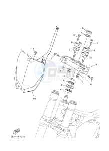 YZ125 (1SRD 1SRE 1SRF 1SRG 1SRG) drawing STEERING