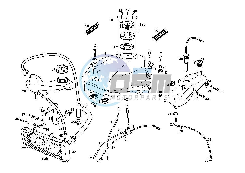 FUEL AND OIL TANK