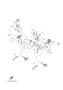 MT07A MT-07 ABS 700 (1XB3) drawing HANDLE SWITCH & LEVER