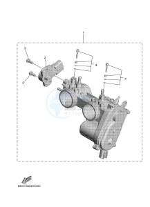 XP530E XP530E-A TMAX ABS (BV12) drawing INTAKE 2