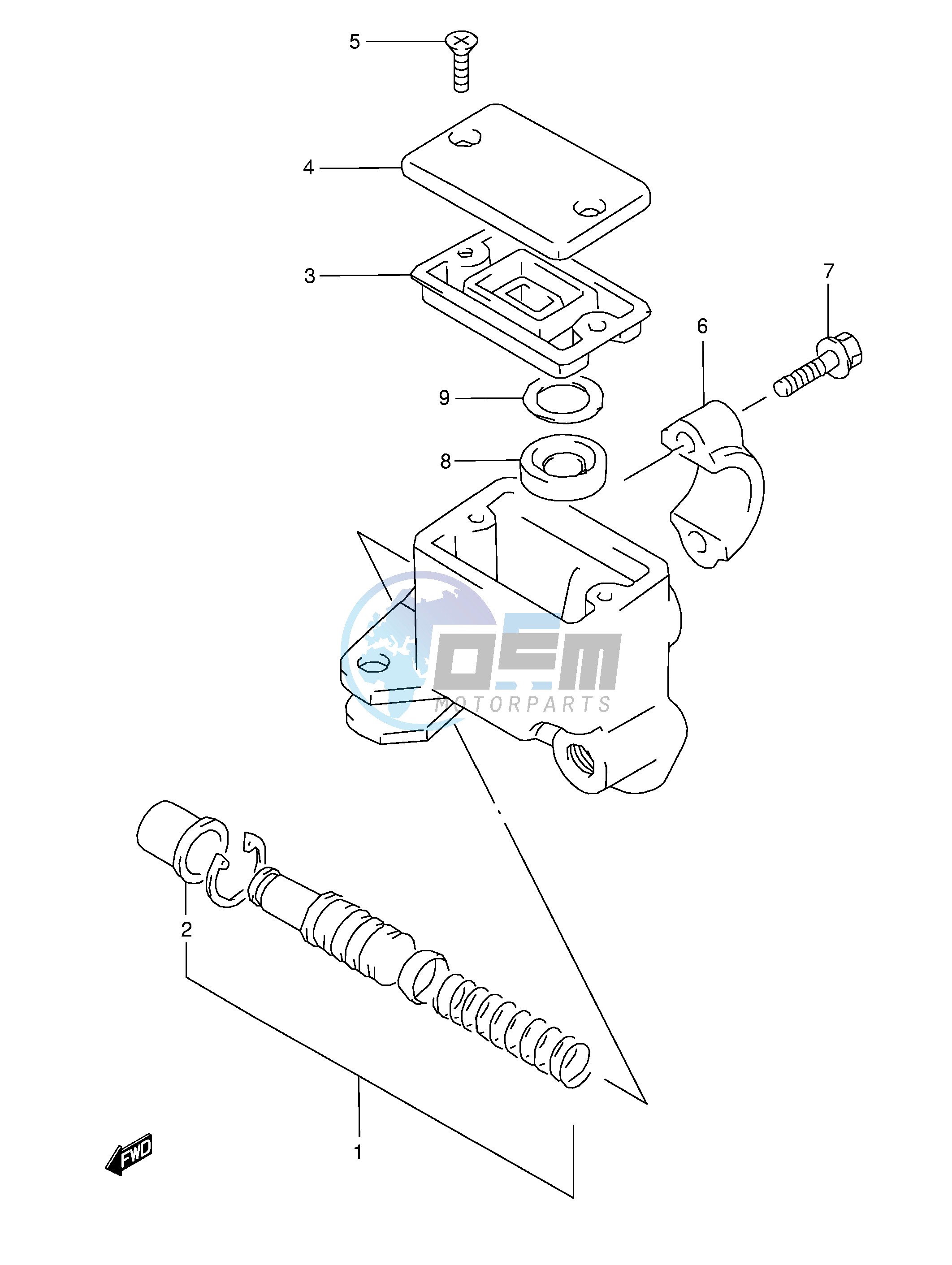 FRONT MASTER CYLINDER