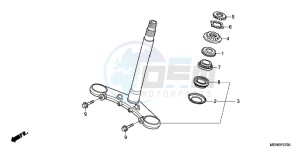 NT700VAB drawing STEERING STEM