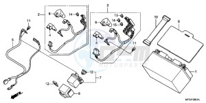 CB600FAB drawing BATTERY (2)