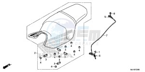 CTX1300AE CTX1300A UK - (E) drawing SEAT