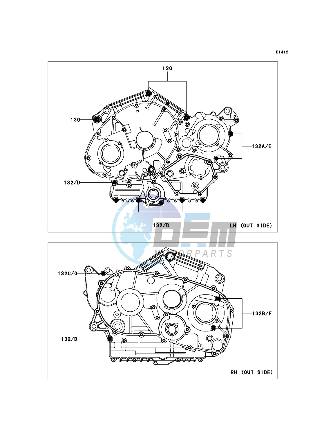 Crankcase Bolt Pattern