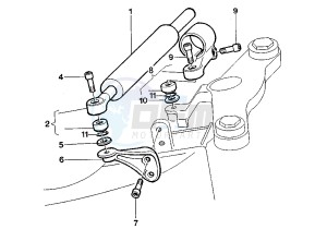 MITO EVOL.125 drawing STEERING DAMPER