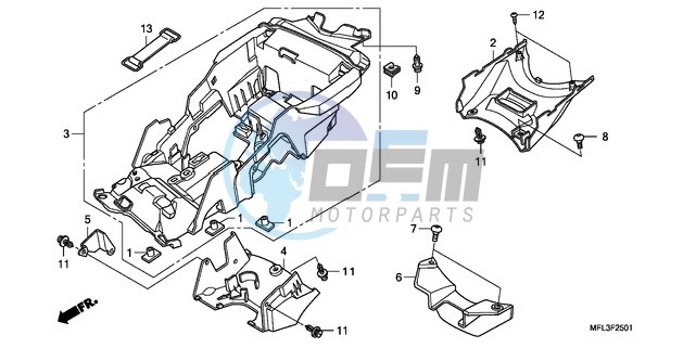 REAR FENDER (CBR1000RA)