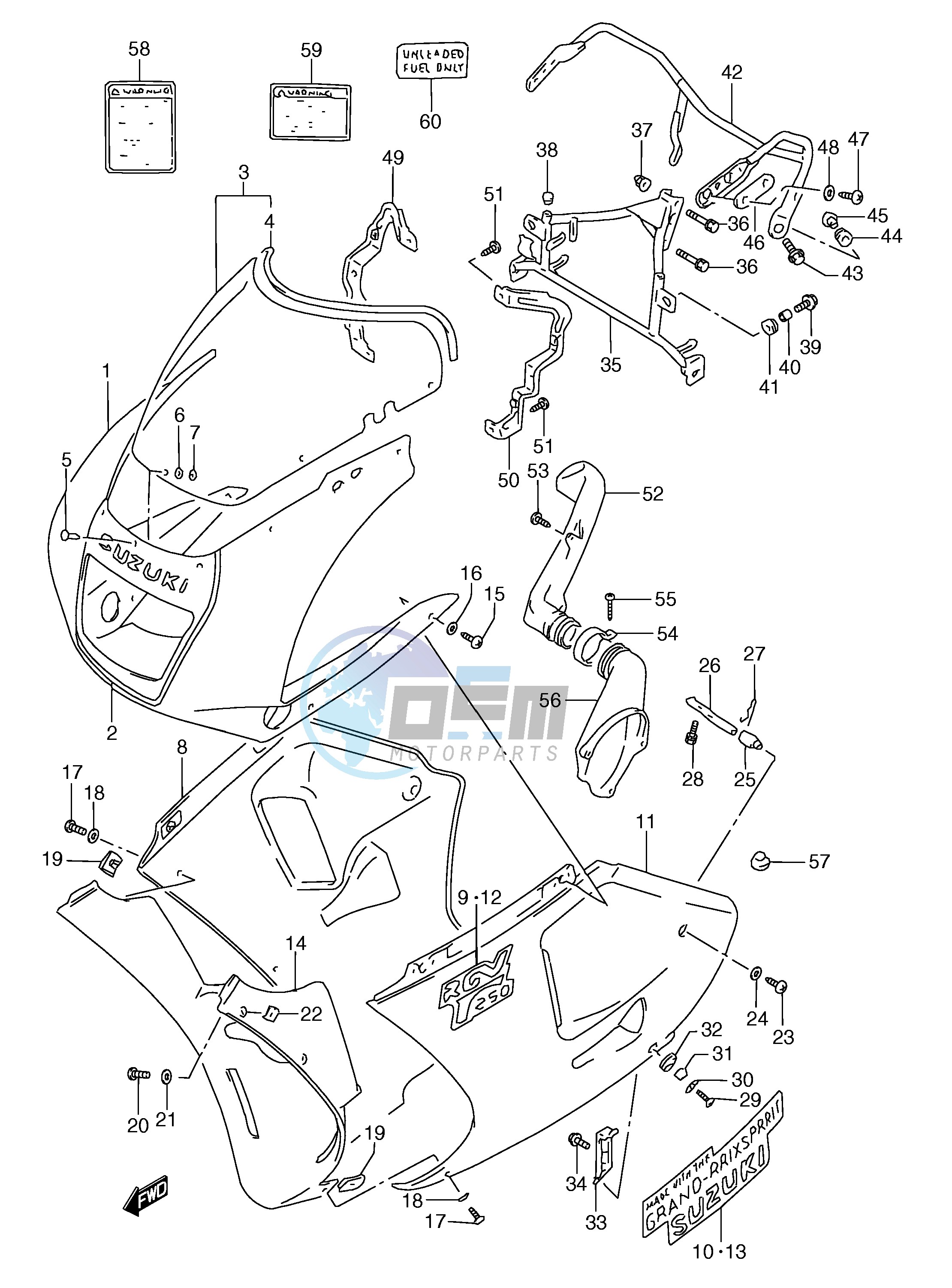 COWLING (MODEL M 33J)