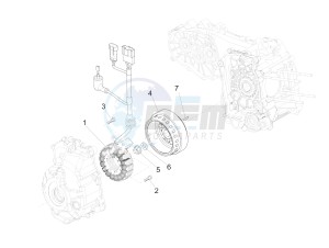 GTS 300 ie ABS (NAFTA) drawing Flywheel magneto