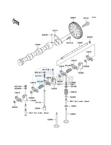 MULE_4010_TRANS_4X4_DIESEL KAF950GDF EU drawing Valve(s)/Camshaft(s)