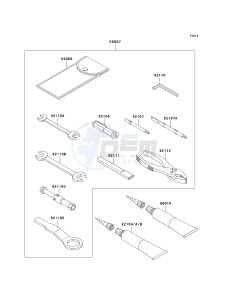 ZR 1000 B [Z1000 EUROPEAN] (B7F-B9F) B7F drawing OWNERS TOOLS