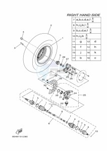 YXZ1000ET YXZ1000R SS (BAST) drawing FRONT WHEEL 2