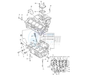 FZ6 FAZER S2 600 drawing CRANKCASE