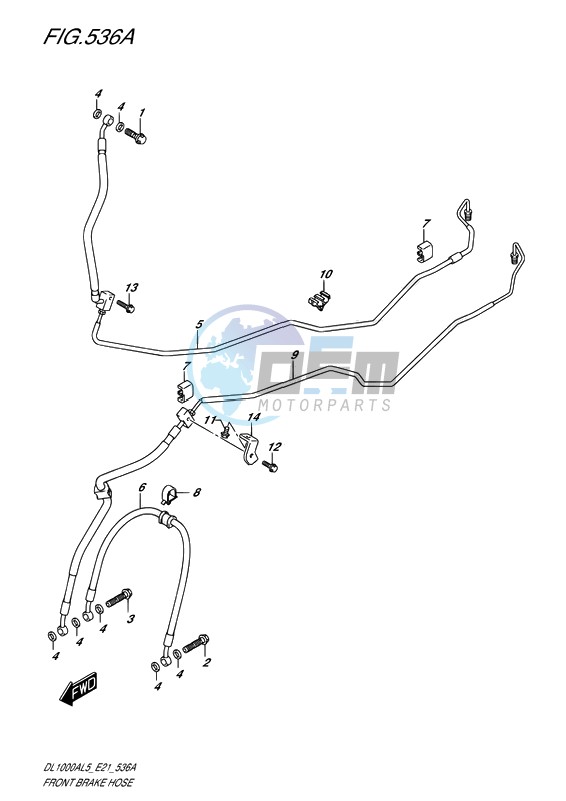 FRONT BRAKE HOSE