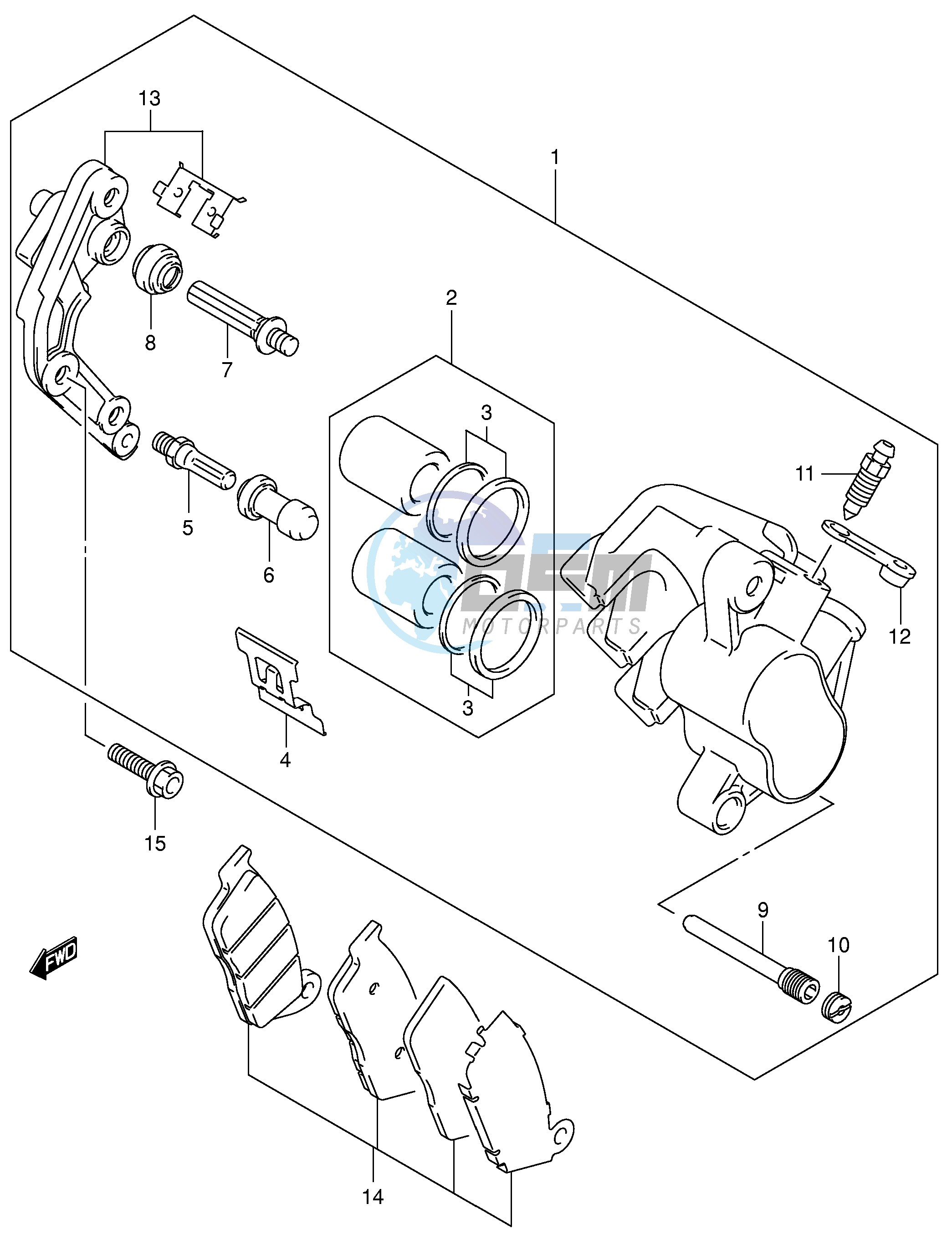 FRONT CALIPER