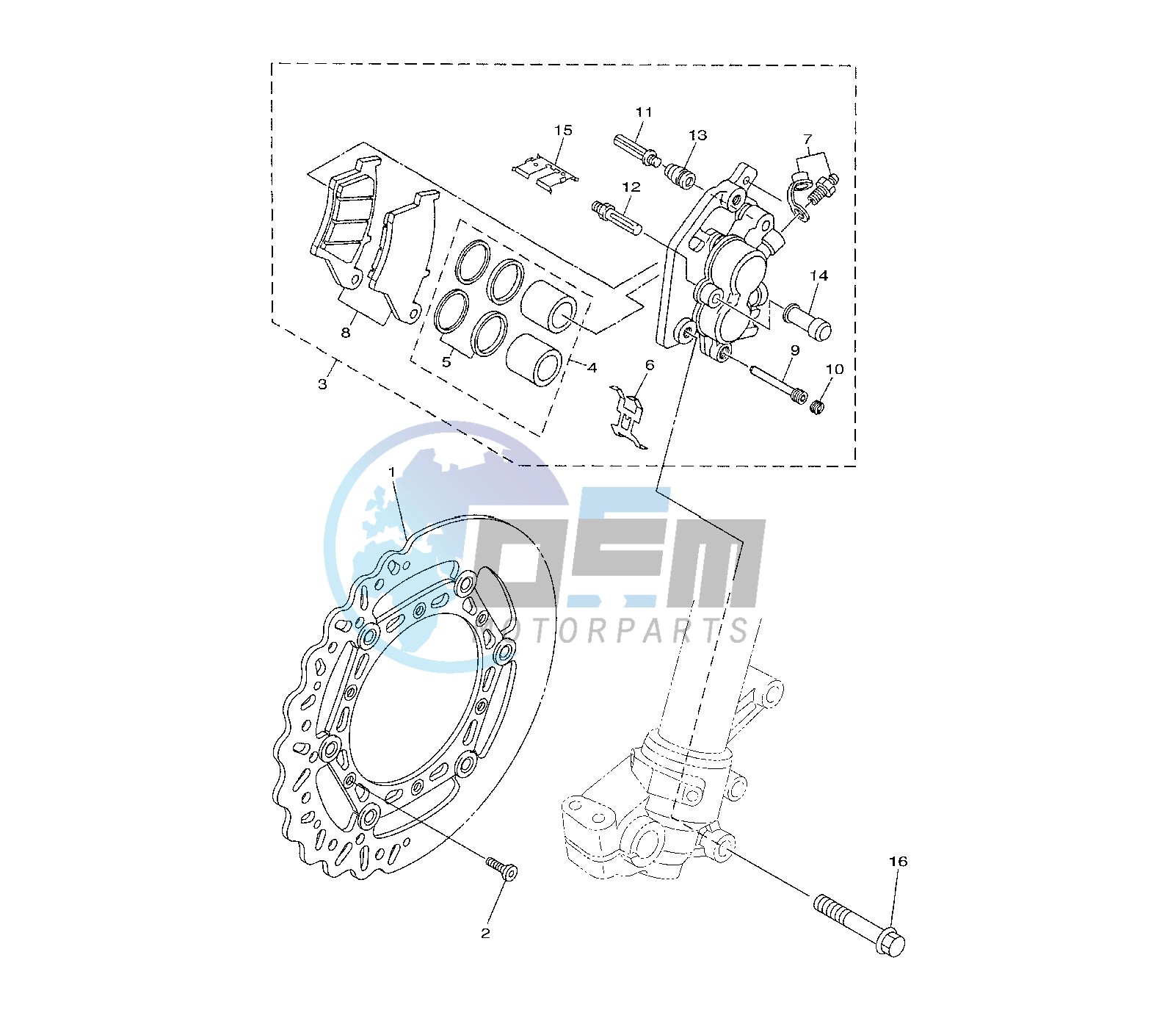 FRONT BRAKE CALIPER