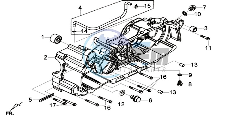 CRANKCASE LEFT