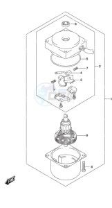 DF 9.9B drawing PTT Motor w/Power Tilt