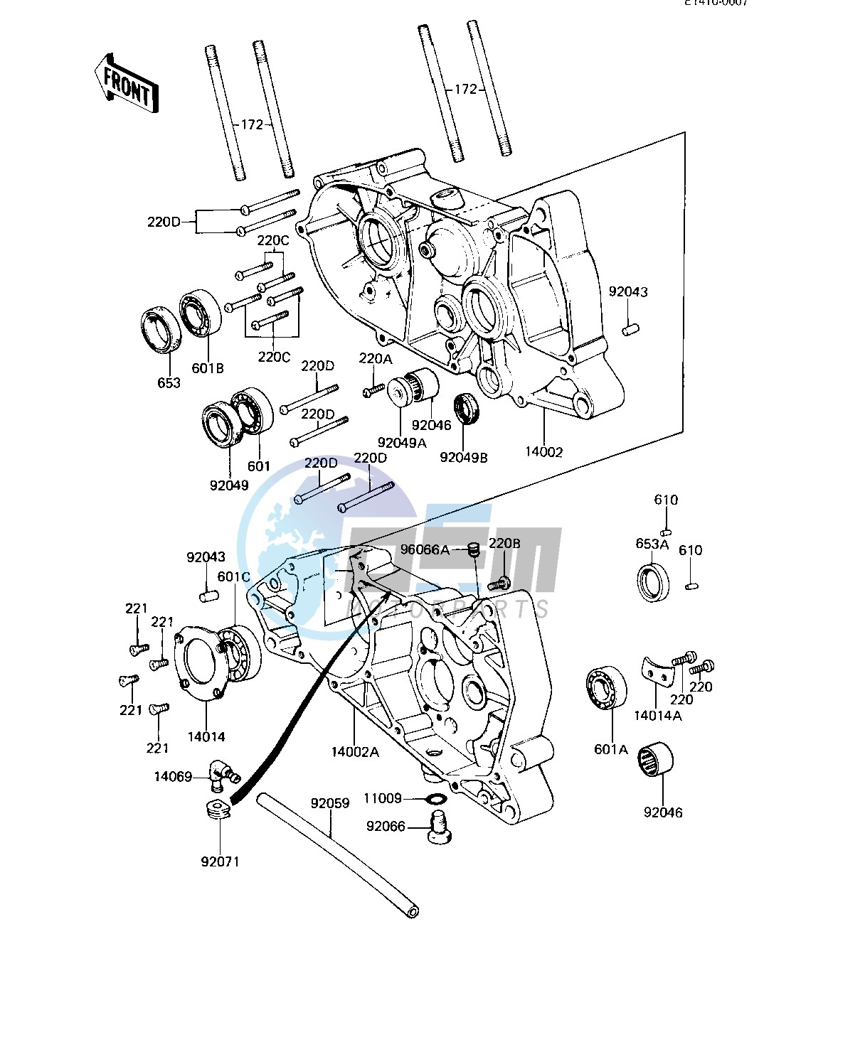 CRANKCASE -- 82-83 A9_A10- -