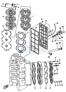 SL250AETO drawing CYLINDER--CRANKCASE-2