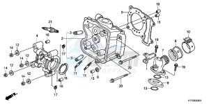 SH125B drawing CYLINDER HEAD