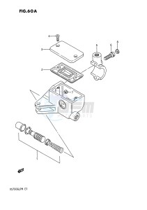 VS750GL (E1) INTRUDER drawing FRONT MASTER CYLINDER (VS750GLPJ GLPK GLPL GLPM)