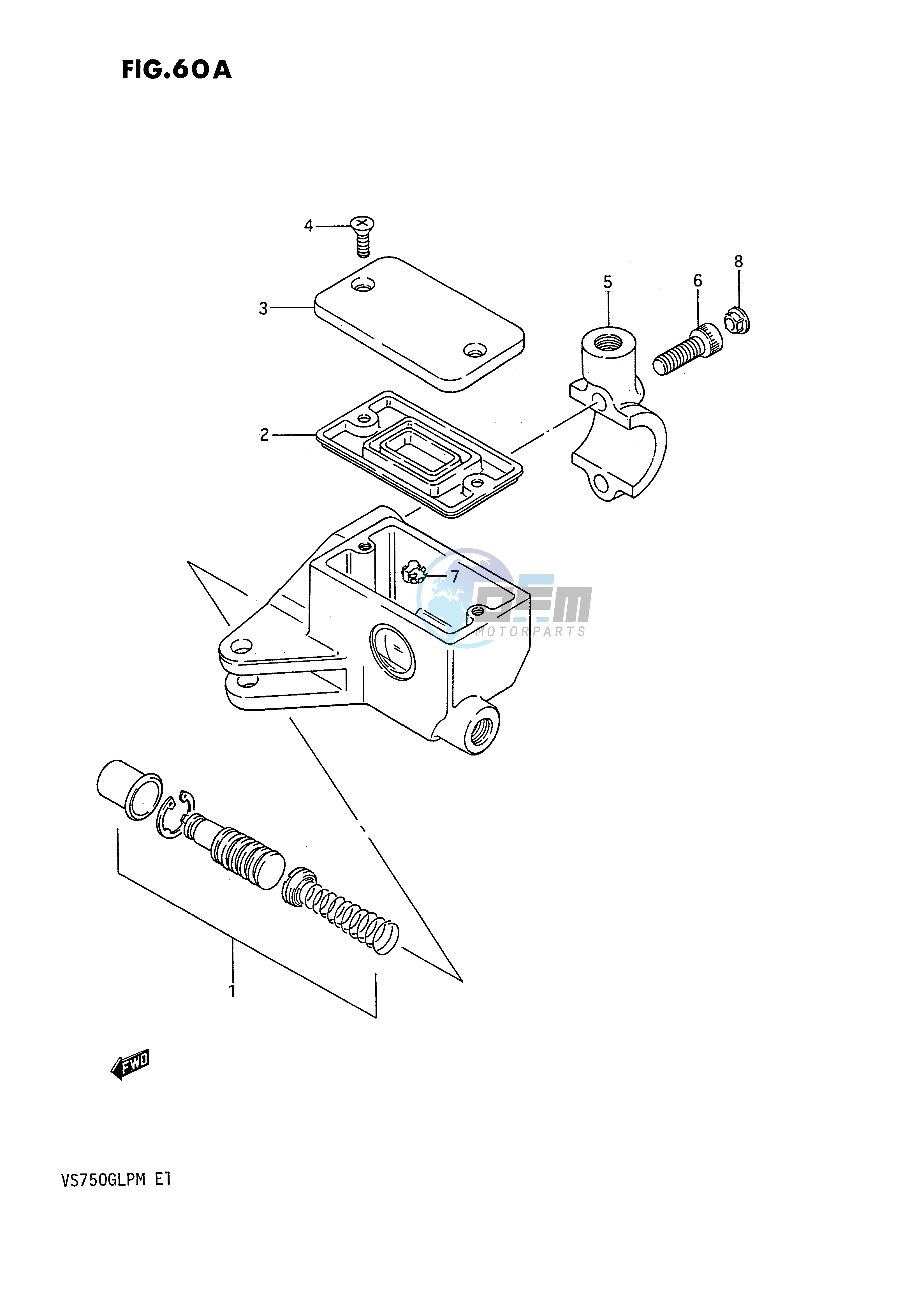 FRONT MASTER CYLINDER (VS750GLPJ GLPK GLPL GLPM)