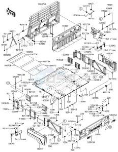 MULE PRO-DXT KAF1000BHF EU drawing Carrier(s)