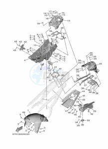 MT-09 MTN890 (B7N7) drawing FENDER